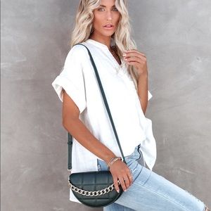 Emerald Green Crossbody Purse